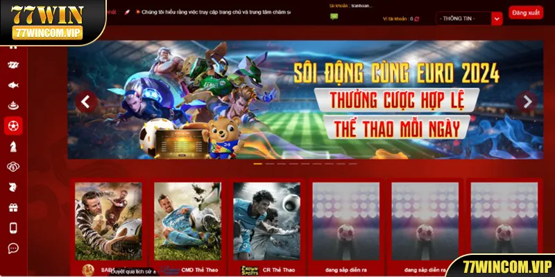 Thể thao 77win - sảnh game luôn hừng hực nhiệt của cộng động người chơi